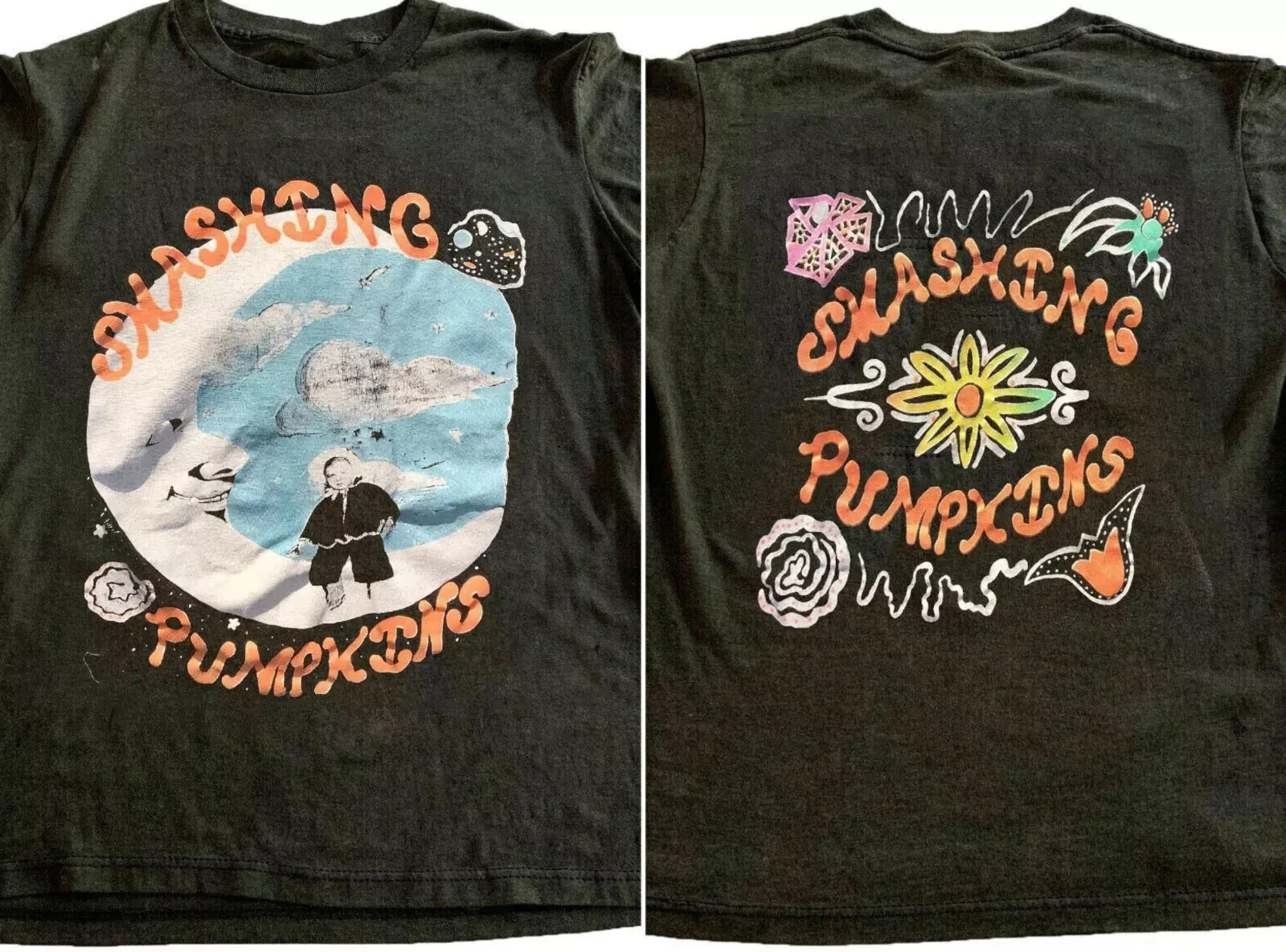 

Smashing Pumpkins Tour черная хлопковая футболка с короткими рукавами унисекс для мужчин и женщин летняя хлопковая футболка с круглым вырезом мужская футболка черная
