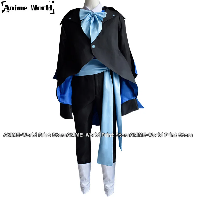 Anime Case Study of Vanitas Cosplay Costume Wig Swallowtail Suit Uniform Coat Cloak Full Set Adult Man Halloween Carnival Suit