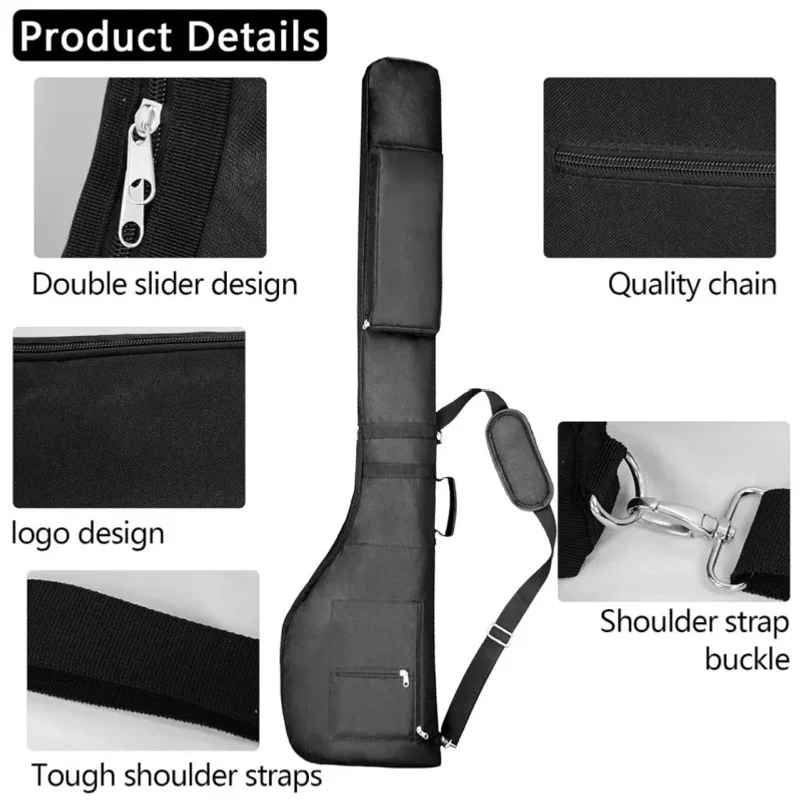 Golf Sunday Bag Golf Club Bag Mini Golf Bag Training Practice Golf Bag Travel Case Foldable image 4