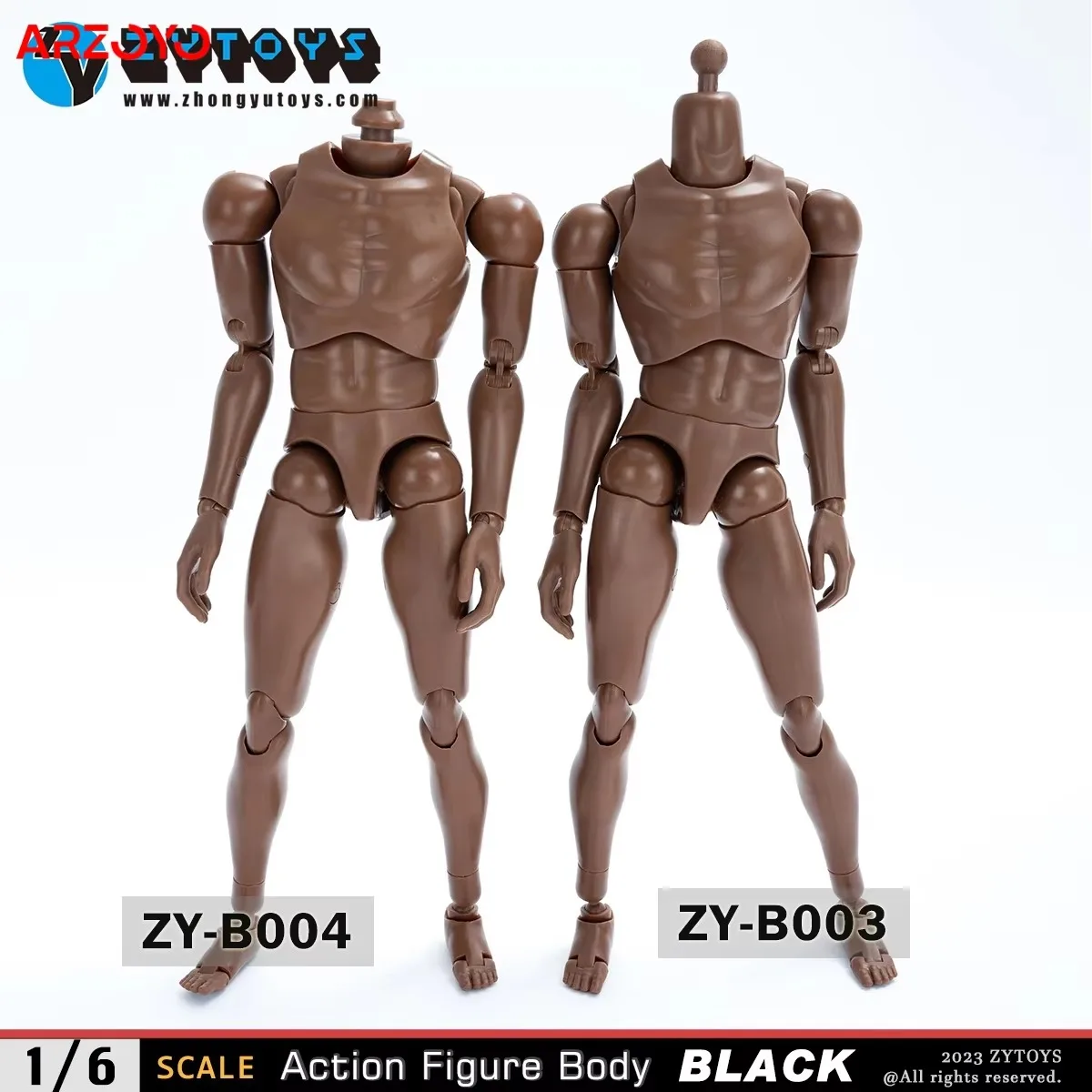 In Stock ZYTOYS ZY-B001 B002 B003 B004 1/6 Male Wheat Black Joint Body Male Soldier Narrow Wide Shoulder Flexible Action Figure