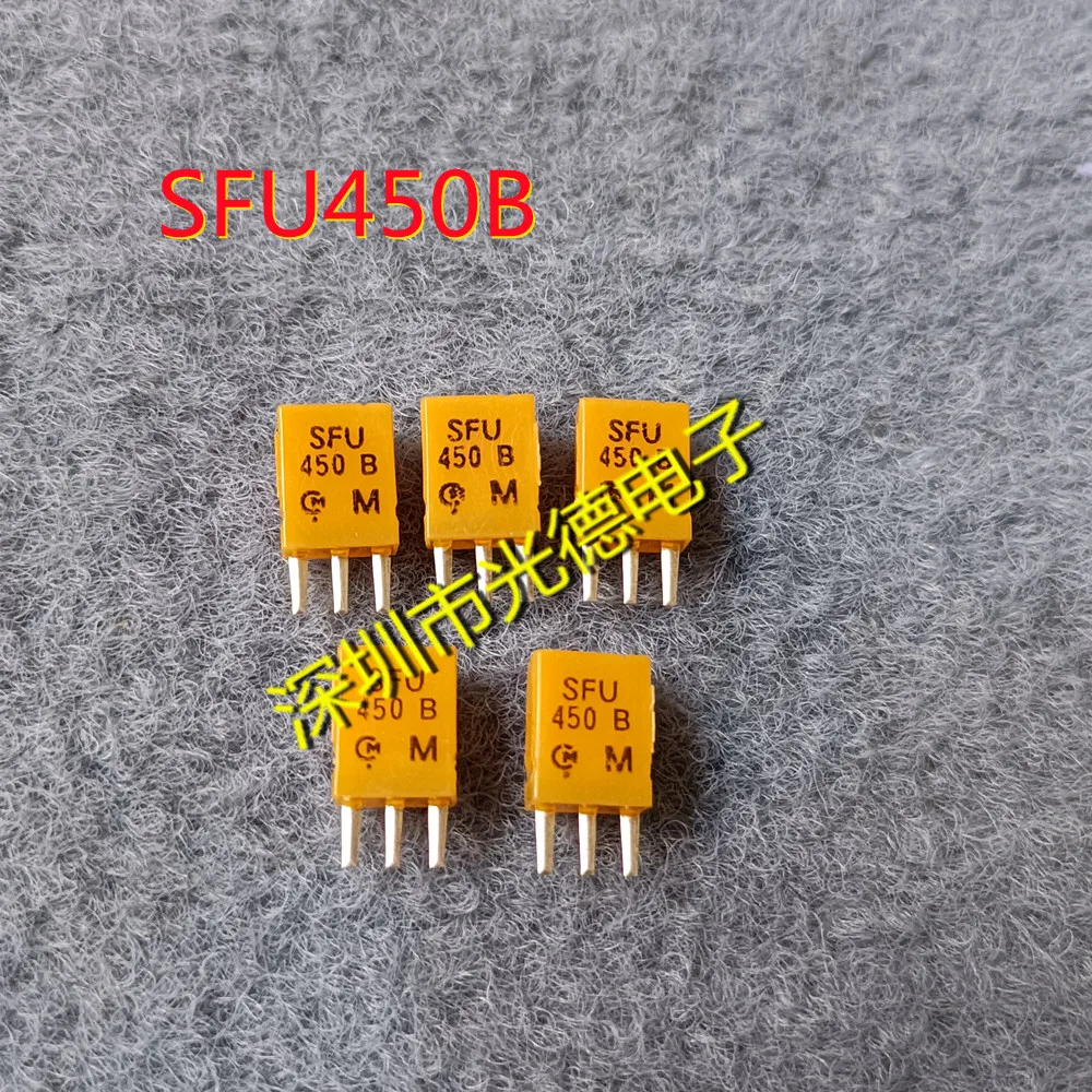 50pcs/ 450K imported Murata ceramic filter SFU450B 450KHZ in-line 3-pin remote control crystal 450B