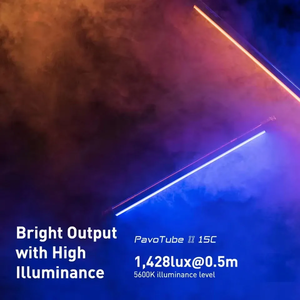 Nanlite Pavo Tube II 15C/30C RGB Полноцветная трубка Light Stick 2700K-6500K Ручной светильник для видеосъемки фотографии