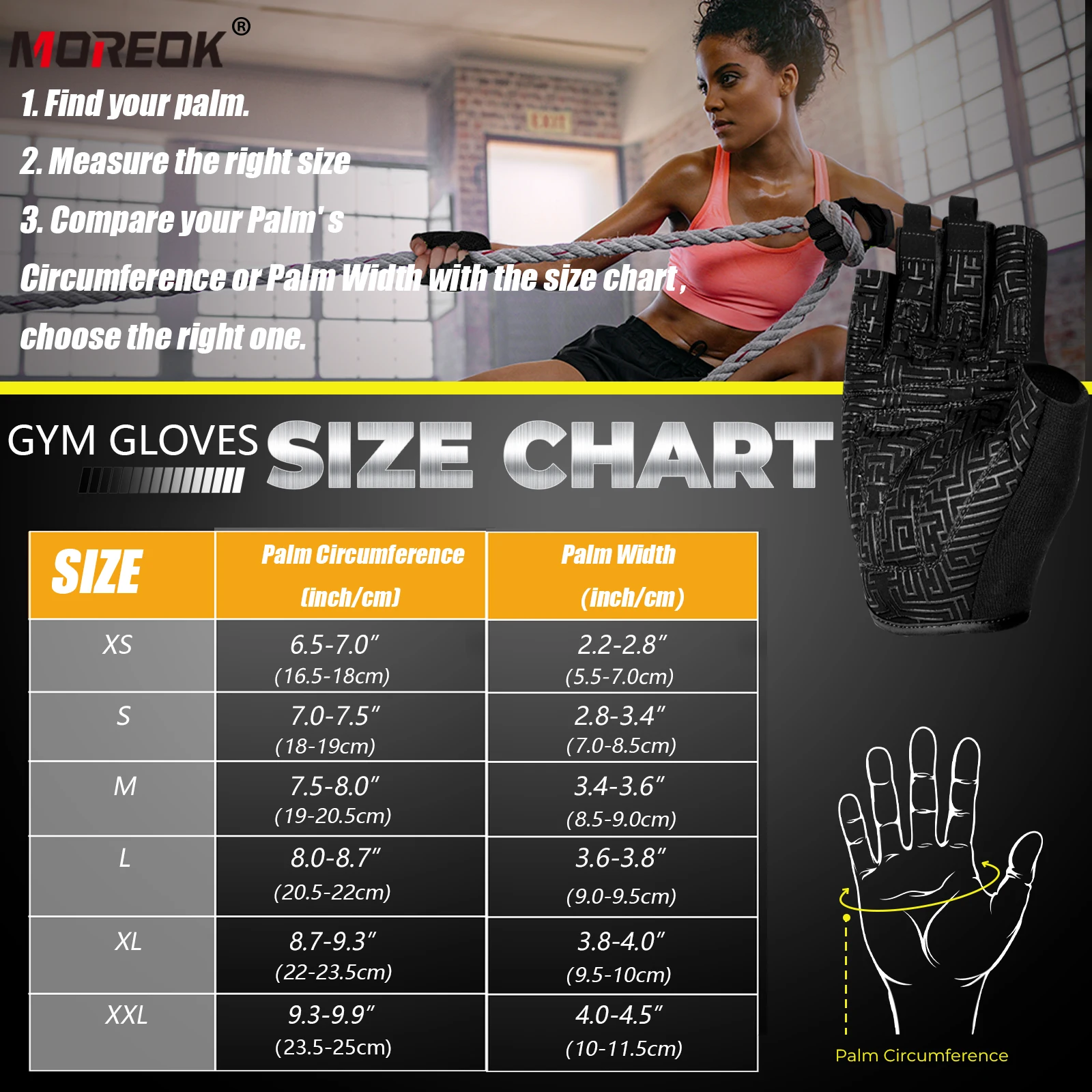 BIKINGMOREOK Gym Gloves Men Women Breathable Fitness Gloves,Anti-slip Strength Training Exercise Workout  Weight Lifting Gloves