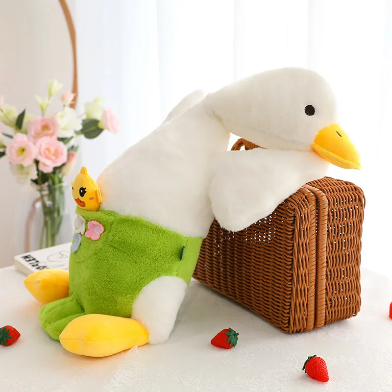 Cute Large Lazay Goose Plush Toys Soft Goose Sleeping Pillow Bedroom Decoration Stuffed Animals Doll Girlfriend Birthday Gifts