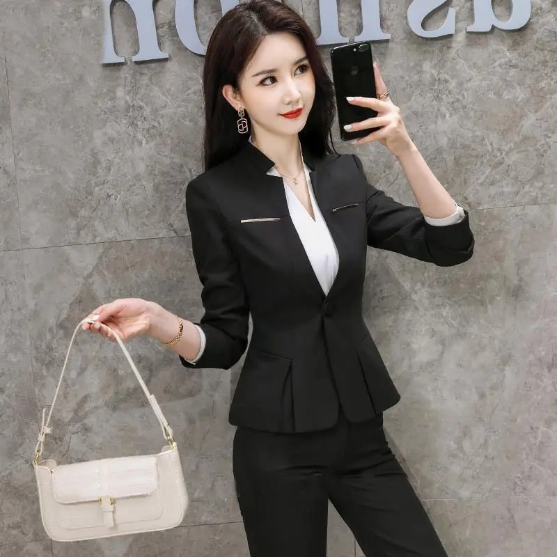 2024 Small Suit Business Suit Female Early Autumn Lobby ManagerolFashion Formal Wear Office Interview Skirt Suit