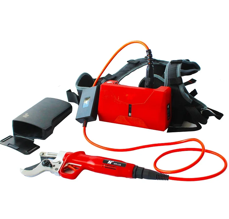 Professional 36V Cordless Electric Pruner Scissors SK5 Blade Coating Hedge Shears Tool Lithium Battery Portable Pruning Tool