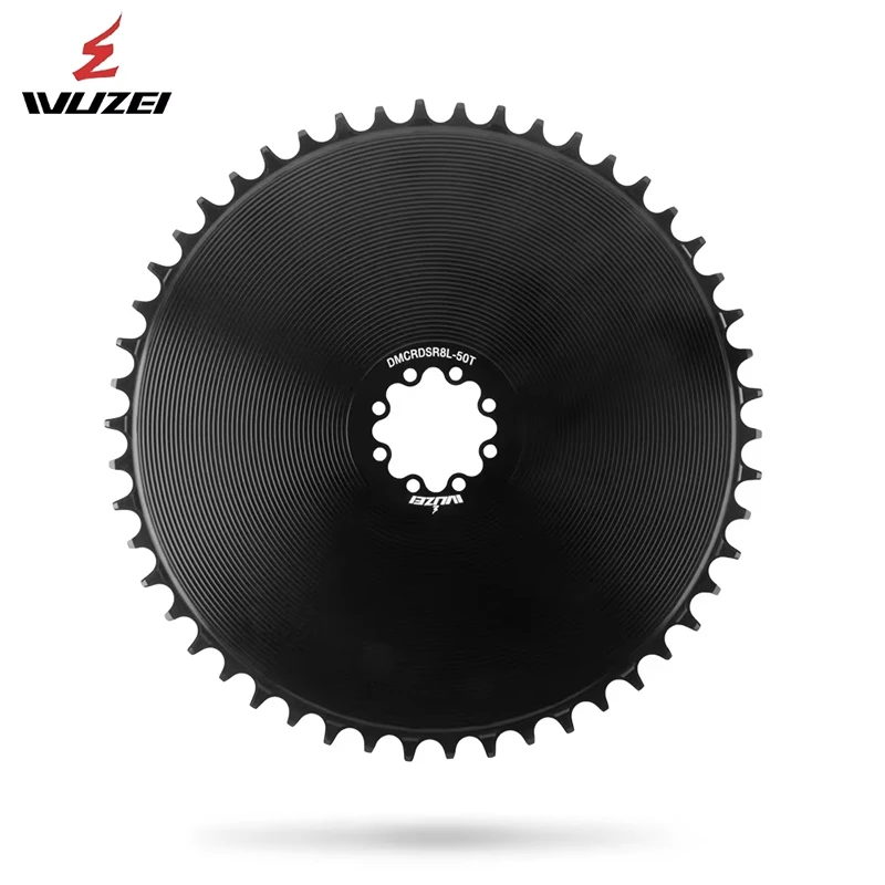 WUZEI 4.2mm Offest 8-Bolt 40T-58T Closed Chainring 8/9/10/11/12S Narrow Wide Direct Mount Sprocket Incompatible with AXS Chain