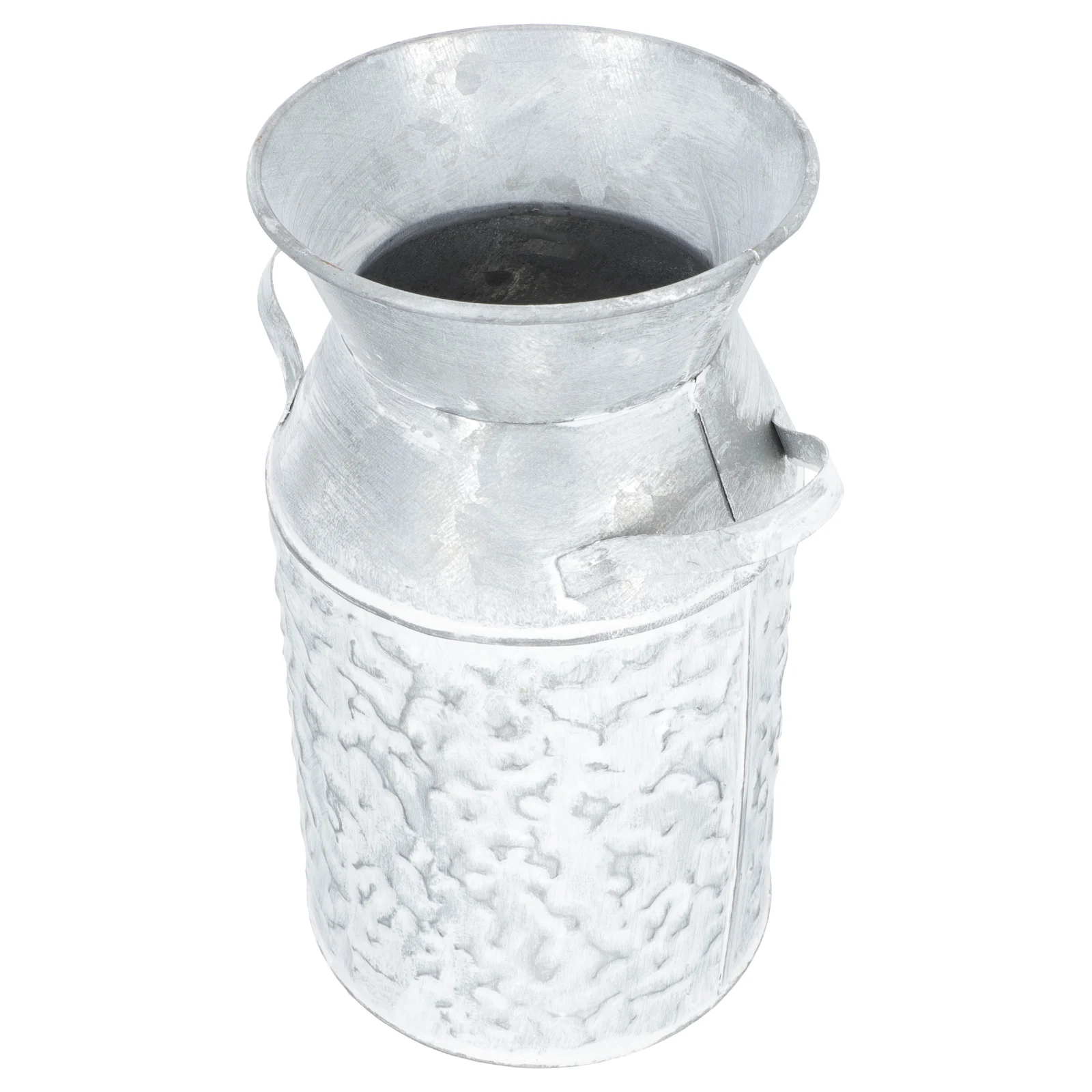 

Iron Flower Planter Bucket Dried Flower Bucket for Garden Yard Decor Retro Vase Home Office Plant Holder
