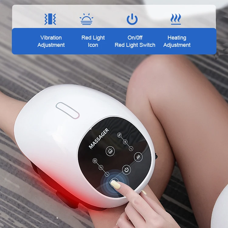 Bestsellers Draagbare Infrarood Rood Licht Elektrische Massager Knie Zorg Massager Machine Met Warmte Luchtcompressie