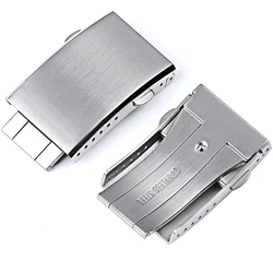 Extended Watch Buckle for Seiko Luxury Folding Safety Milled Clasp Replacement Watch Band Stainless Steel Clasp18mm 20mm 22mm