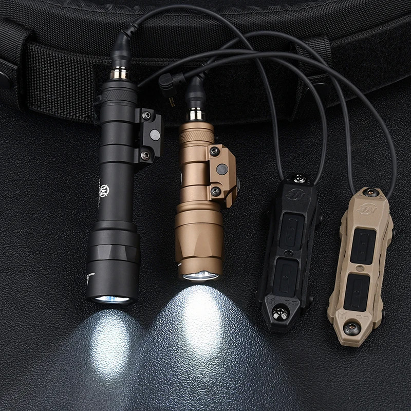 Wadsn M300A M600U Tactical Scout Light M600u 600Lumens High Power Flashlight Hunting Remote Pressure Switch Mlok Keymod 20MMRail