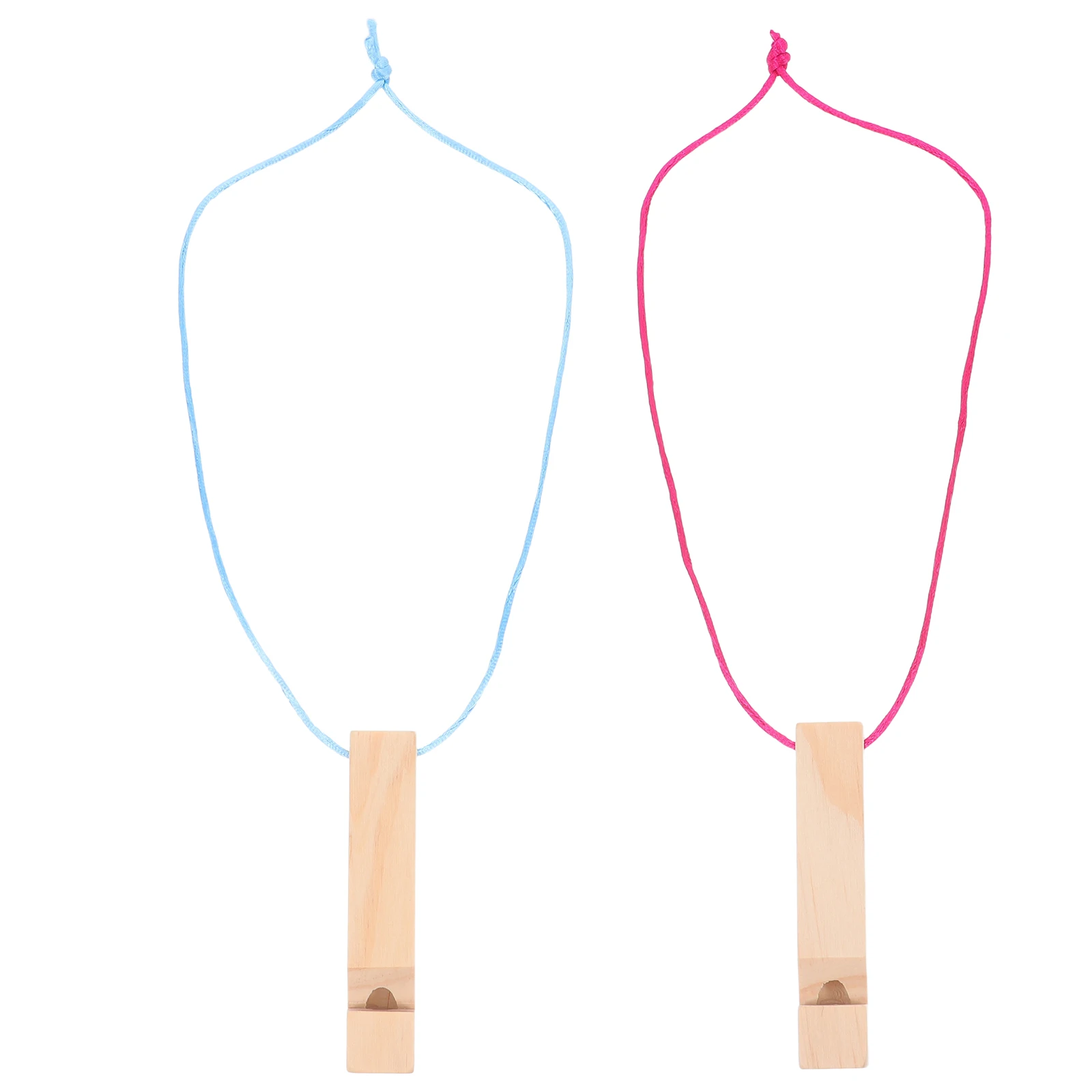 

2 Pcs Mini Wooden Whistle Painted Toddler Slide Musical Instrument Kids Toy DIY Creative Fun Novelty Party Whistles