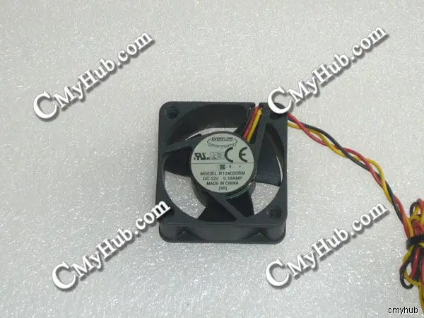 For EVERFLOW R124020BM DC12V 0.16A 4020 4CM 40MM 40X40X20MM 3pin Cooling Fan R124020BM