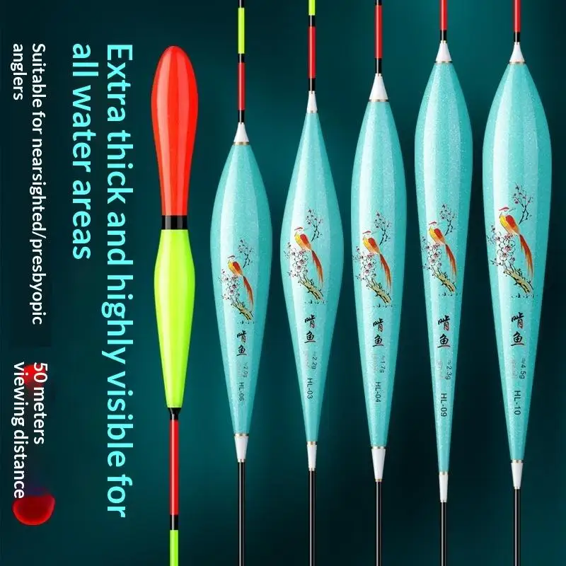 Fishing Float Buoy Thick Tip Sensitive Nano Fishing Bobber Long Casting Floats For Freshwater Carp Bass Fishing