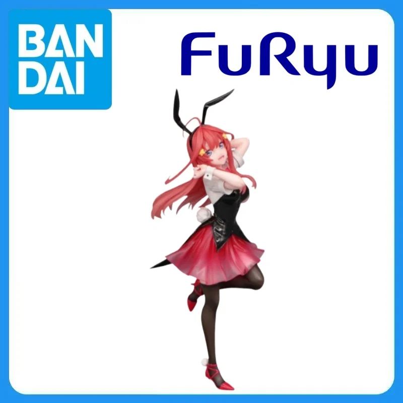 In Stock Genuine FuRyu Eiga Gotoubun No Hanayome Nakano Itsuki Trio-Try-iT Figure Bunny Ver Anime Figure Garage Kit Model Toys
