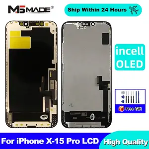 Bilashmart OLED 12ProMax LCD iPhone 12 Display 3D Touch 13 Pro Max Screen Replace 12 Mini 14 Plus incell 15 Plus display 15 16 Pro Max