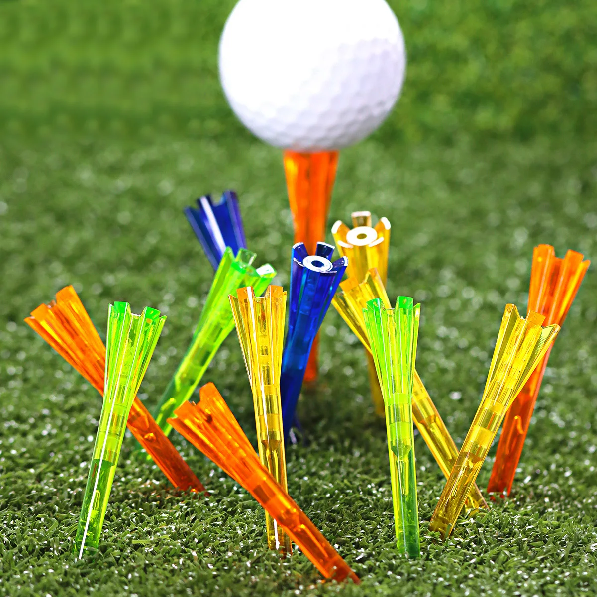 Colourful Plastics Golf Tees 83mm Golf Tee Golf Accessories golf accessories