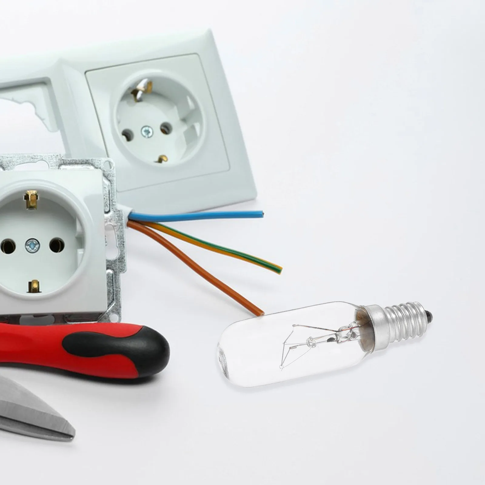 2 قطعة غطاء طباخ LED لمبات الأجهزة للأفران ماكينة خياطة نطاق المطبخ الخفيف