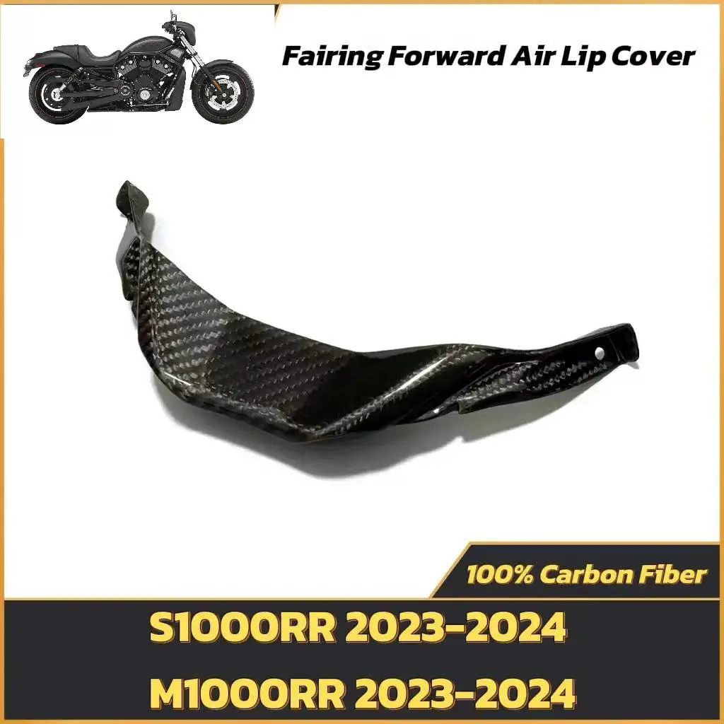 

for BMW S1000RR 2023-2024 M1000RR 2023-2024 100% Carbon Fiber New Motorcycle Modification Fairing - Forward Air Lip Cover