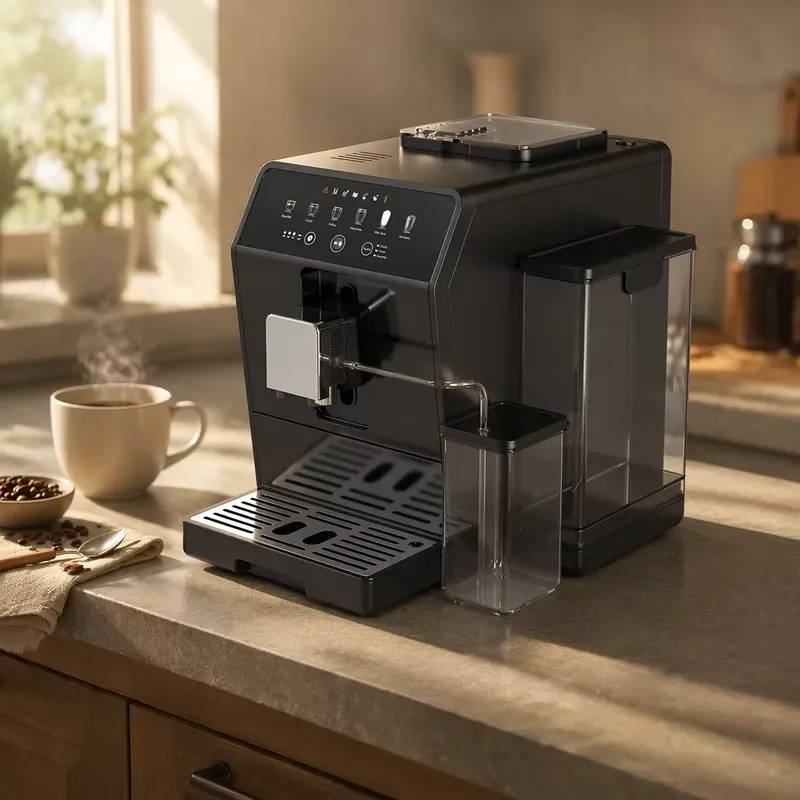16 20 Bar Pump Pressure Smart Espresso Machine Aluminum Housing 1450W Power Temperature Control Fully Automatic Coffee Maker