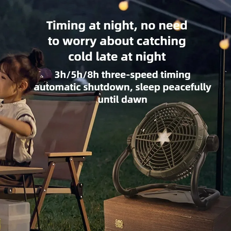 36*32*30 سنتيمتر في الهواء الطلق التخييم مروحة سطح المكتب الصامت المحمولة مروحة تعمل بالطاقة الشمسية مكتب شحن مروحة أرضية صغيرة مع مصباح طارد البعوض