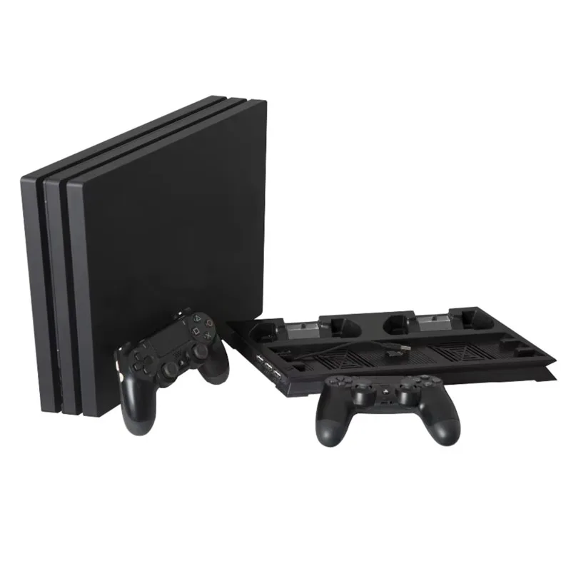 Ventilador de refrigeración PS4 Pro, Base de soporte Vertical, controladores, estación de carga para Sony Playstation 4 Pro, accesorios para consola