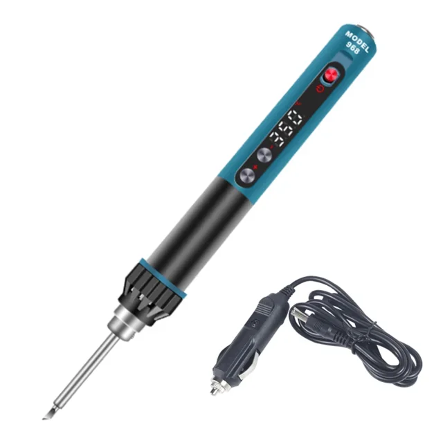 CXG 968 USB سبيكة لحام كهربائي صغير محمول قابل للتعديل درجة حرارة ثابتة وظيفة النوم LED عرض أدوات لحام 24 فولت 230 واط