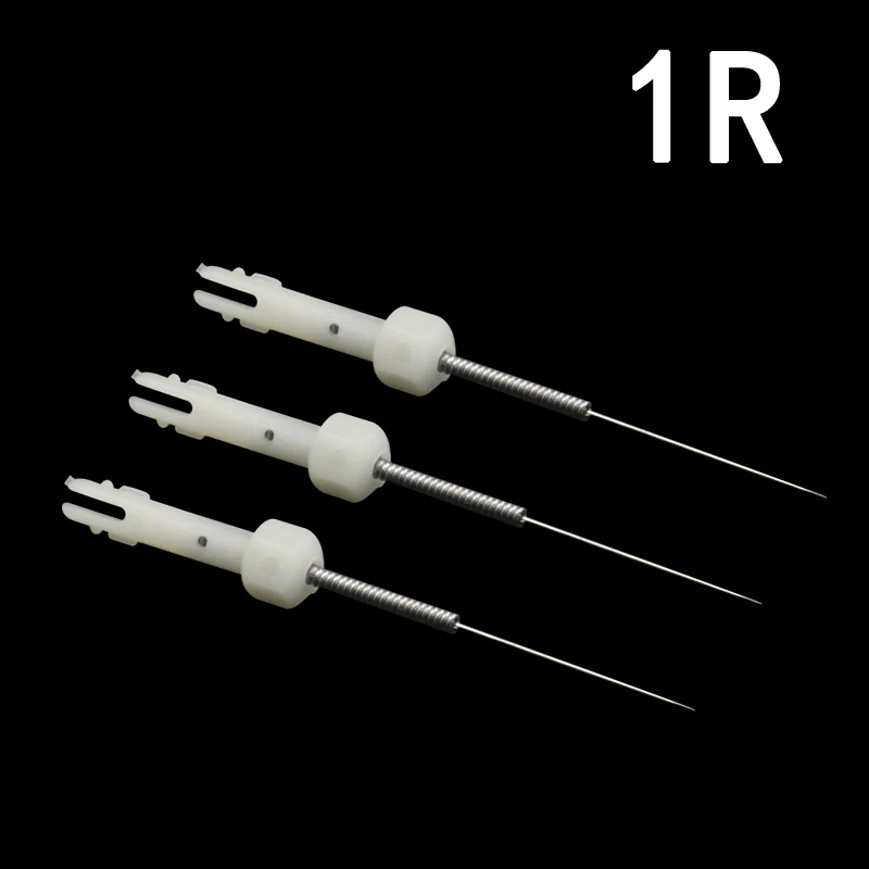 50pcs Dermograph 1R Original USA Mosaic Tattoo Machine Pen Needle Agulhas 1 Prong For Permanent Makeup Eyebrow & Lip