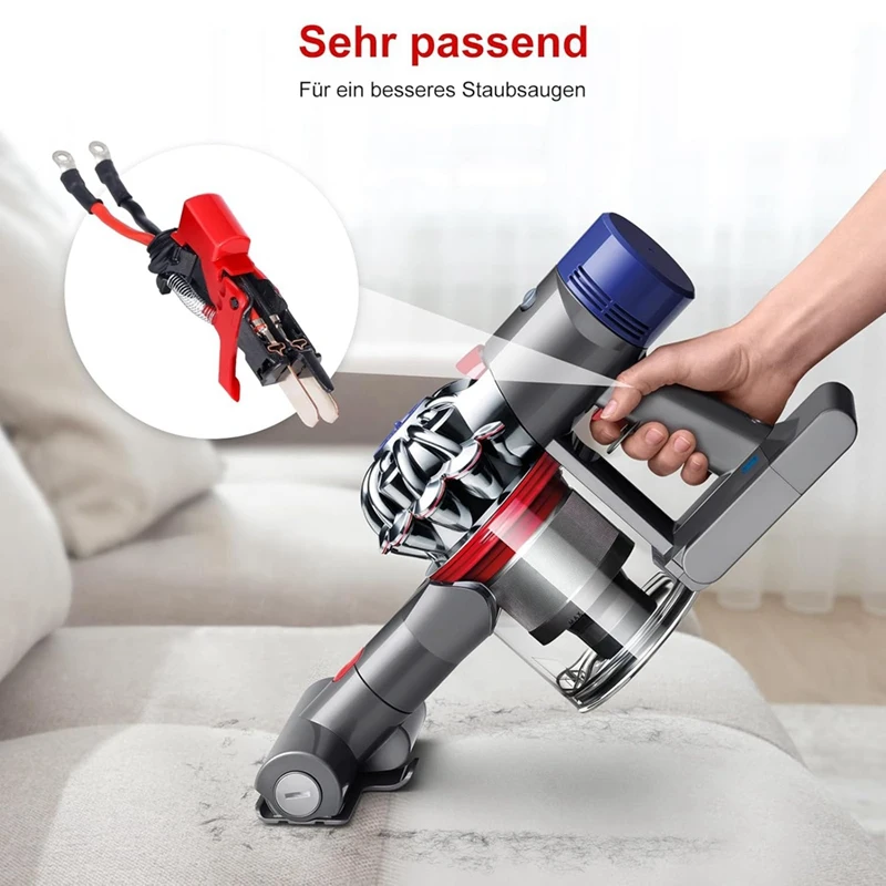 Conjunto de interruptor de JDZD-V8 para Dyson V8 SV10, accesorios para aspiradoras, piezas de repuesto de gatillo de energía, botón de interruptor rojo