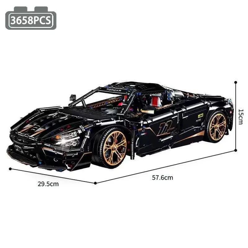 Technical City Sport Car Building Block High-Tech Super Speed Remote Control Racing Vehicle Model Bricks Toys For Boy Gift MOC