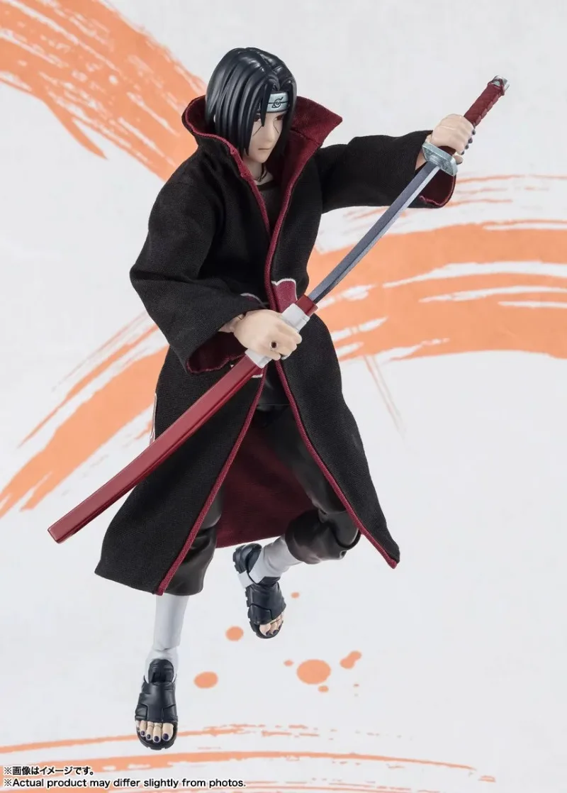 100% Original Bandai Sh Figuarts Shf Narutop 99 Edition Itachi Uchiha Action Figures Anime Model Toys Figura Pvc Gifts Naruto