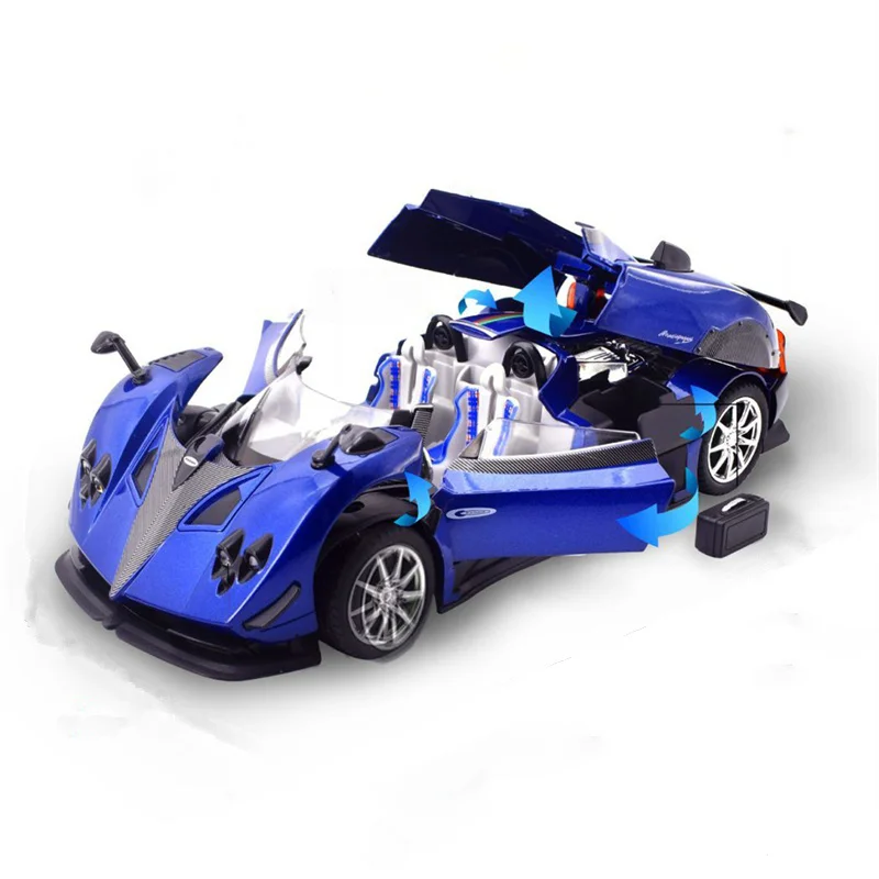 1:24 Pagani Zonda HP Barchetta Alloy Sports Car Model Diecasts Metal Racing Vehicles Car Model Sound Light Simulation Kids Gifts