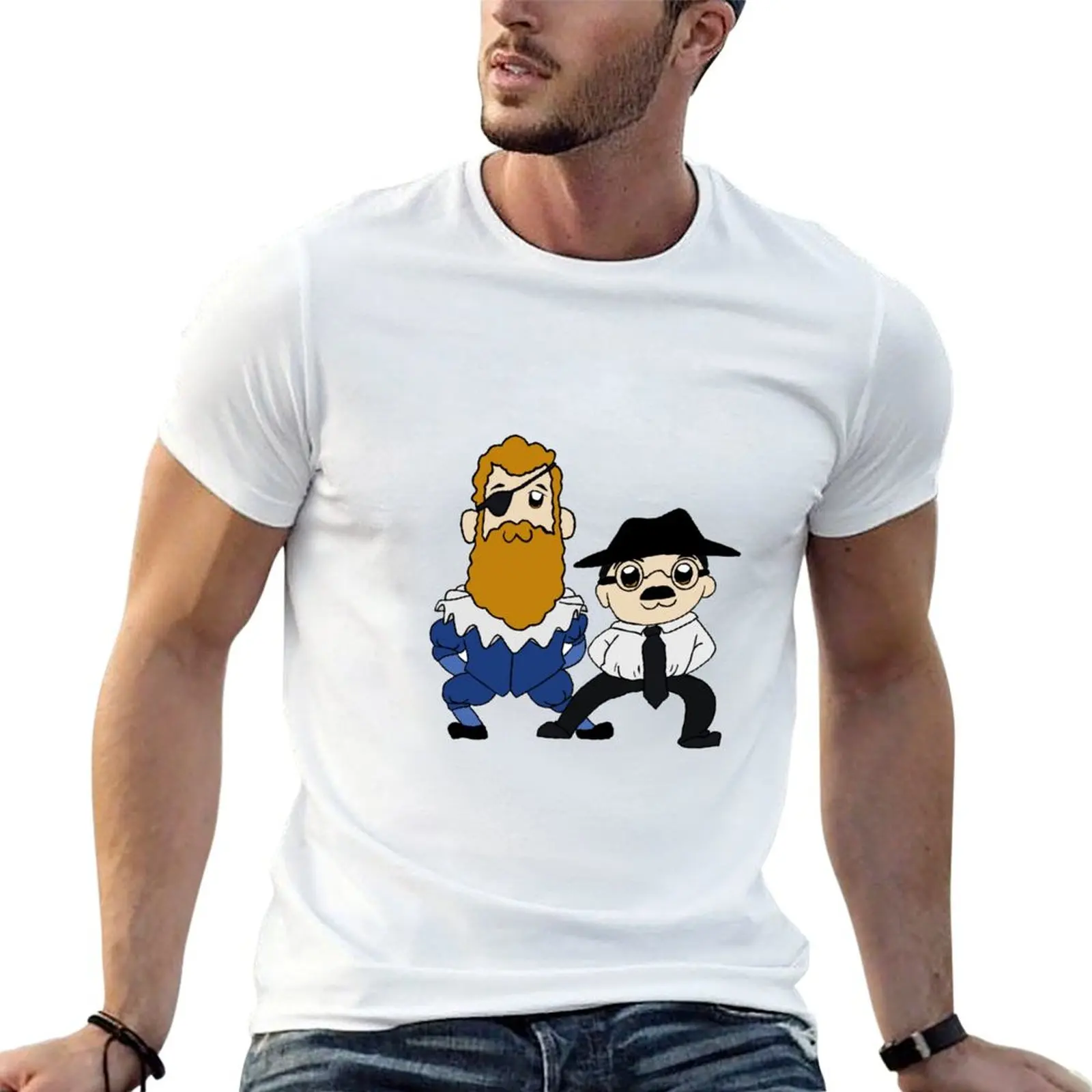 

man Pop t Pessoa t shirts funny oversize parody Epic team shirts anime T-Shirt Cames, e Fernando
