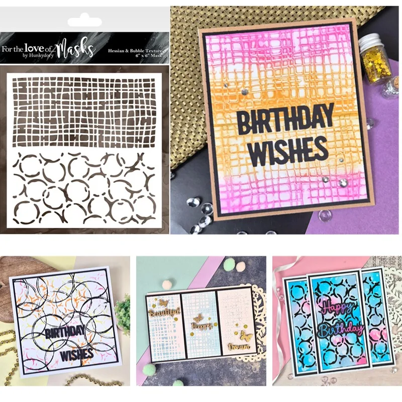 

Гессенский и пузырьковый трафарет для резки металла, украшение для скрапбукинга, дневника, трафарет для тиснения, шаблон, сделай сам, поздравительная открытка, ручная работа, 2025