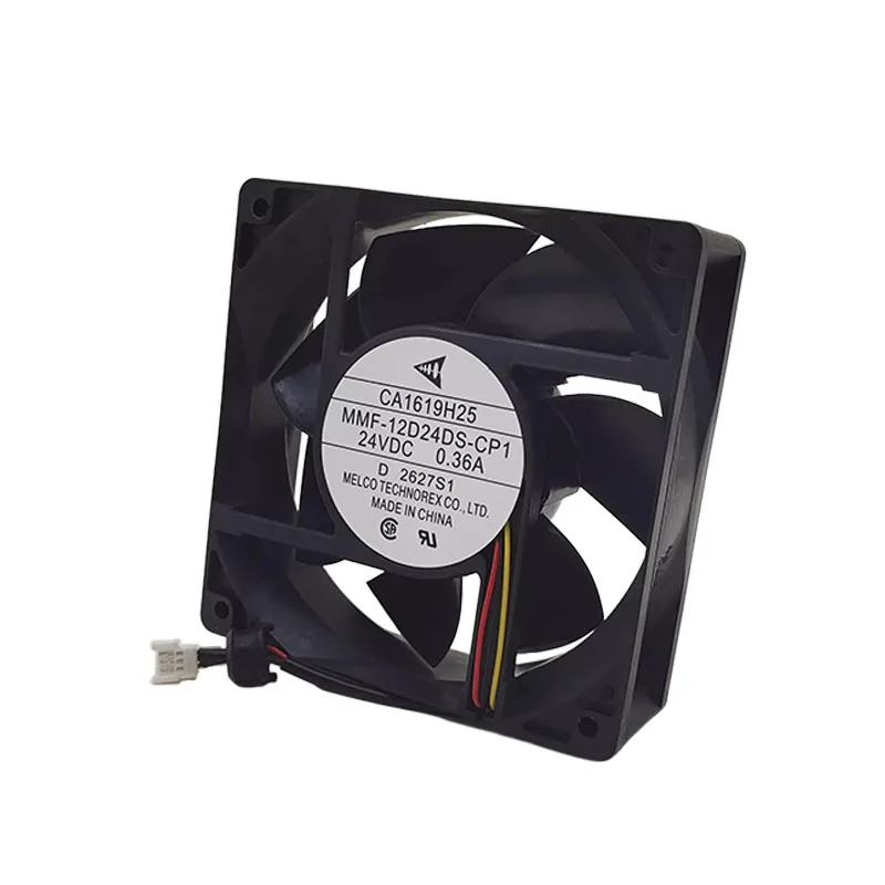 

NEW ORIGINAL MMF-12D24DS-CP1 24V 0.36A 12038 120*120*38mm 12cm COOLING FAN RADIATOR