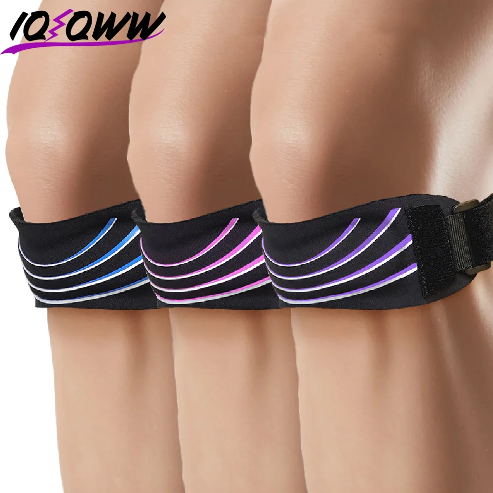 1PCS Sports Patella Knee Support Strap Knee Brace for Men Women,Patellar Tendonitis Relief Band for Running Basketball Tennis