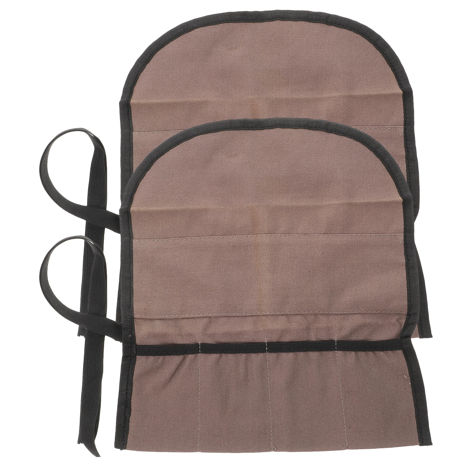 

2Pcs Tool Roll Canvas Organizer Multipurpose Storage Bag Roll Up Pouch for Mechanics Carpenters Utility Tool Bags