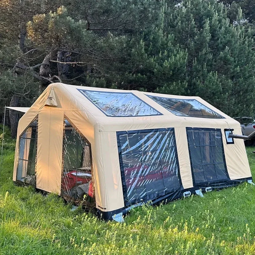 

Factory Wholesale Inflatable Outdoor Waterproof Air Tight Travel Camping Tent