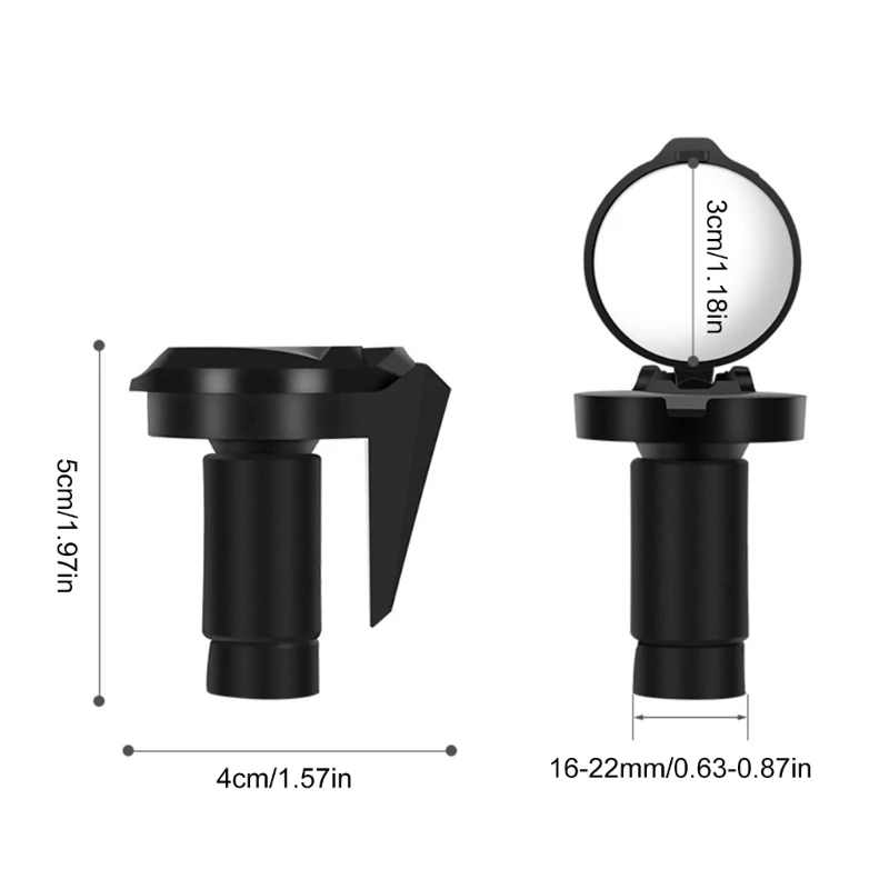 Hot Selling Bike Rearview Mirror Universal Adjustable Convex Mirrors Rotate Handlebar End Mirror MTB Road Bike Accessories