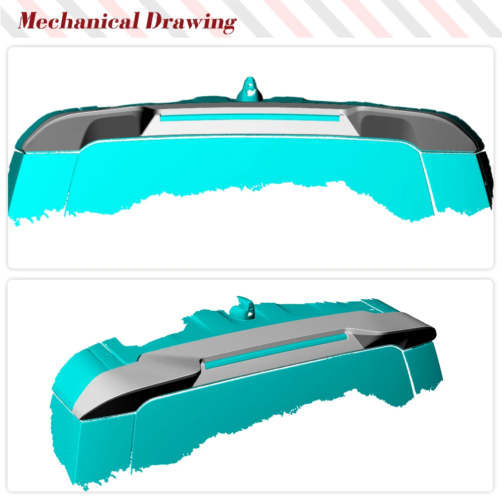 Carbon Fiber Car Rear Roof Spoiler For Land Rover Defender L663 2020-2025 Car Car Rear Trunk Roof Boot Wing Racing Spoiler Lip