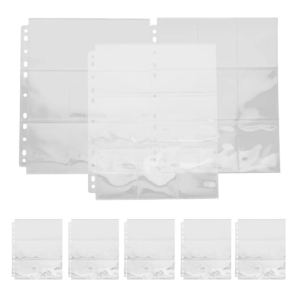 

30 Sheets Photo Storage Bag Card Sleeve Binder Cards Holder Sleeves Pocket Trading