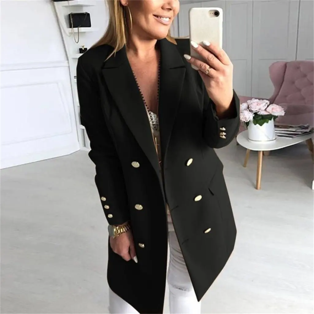 

Women's Double-Sided Woolen Coat Independent Station Wish Autumn Winter Warm Furry Jacket Outerwear
