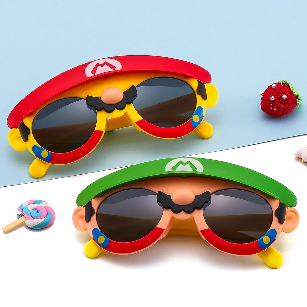 Mann Cosplay Kostüm für Kinder Halloween Party Super Sonnenbrille für Baby coole Junge polarisierte Sonnenbrille