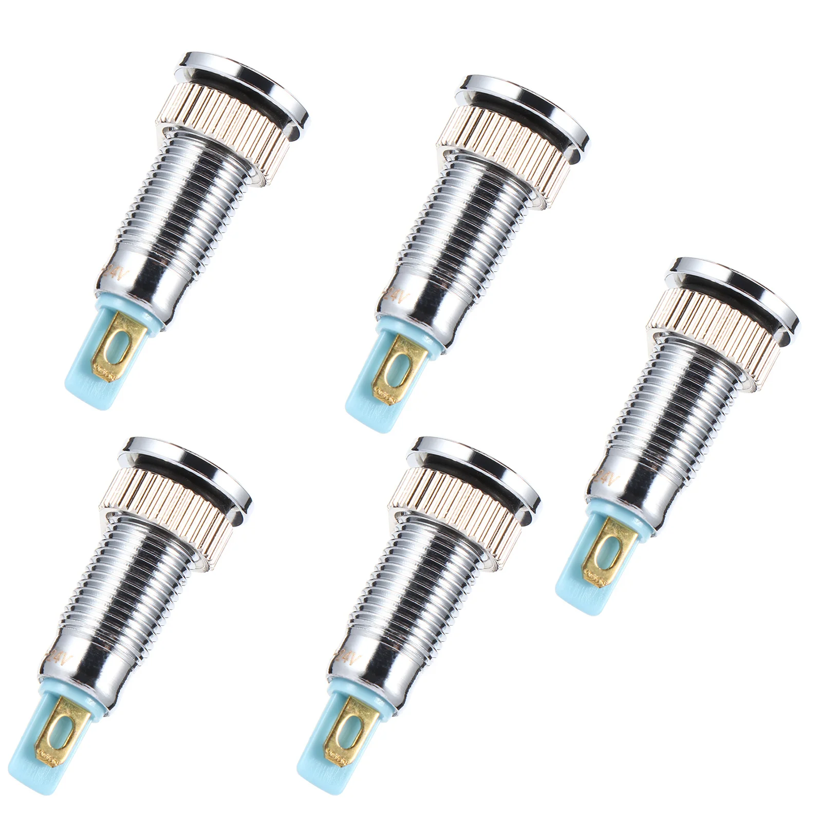 

5 pcs Metal Indicator Light 12V-24V Led Signal Lamp For Car Boat Rc Vehicle Dash Warning Light Directional Lamp