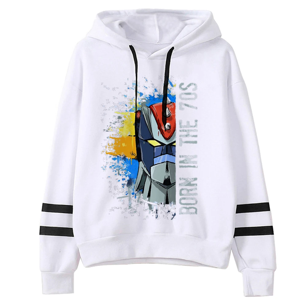 Goldorak hoodies women anime y2k aesthetic Kawaii anime hoddies Pullover female japanese Hooded Shirt