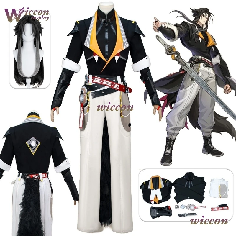 Juego YesOK Zzz Zenless Zone Zero Ye Shiyuan, disfraz de Cosplay Cloud-kui, carpeta de pesadilla de montaña, ropa de juego de rol de Halloween para hombres