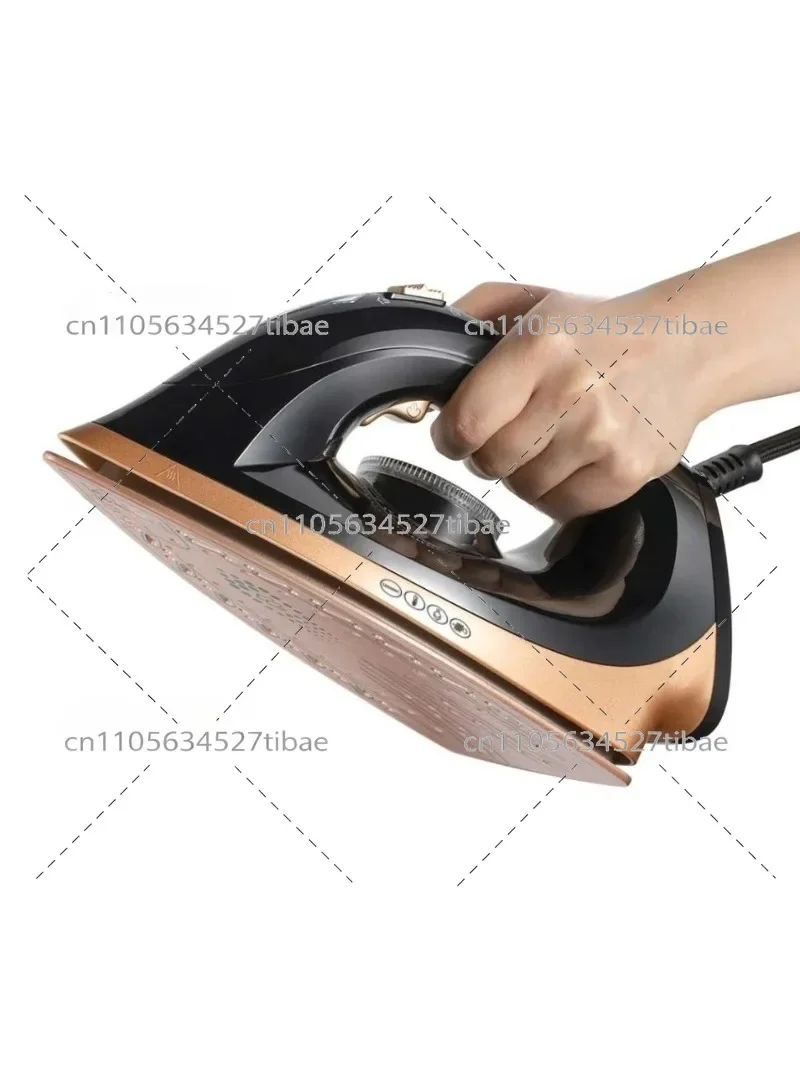 Electric Steam Iron Ceramic Soleplate Fast Heating Powerful Steam Non Stick Household Clothes Iron
