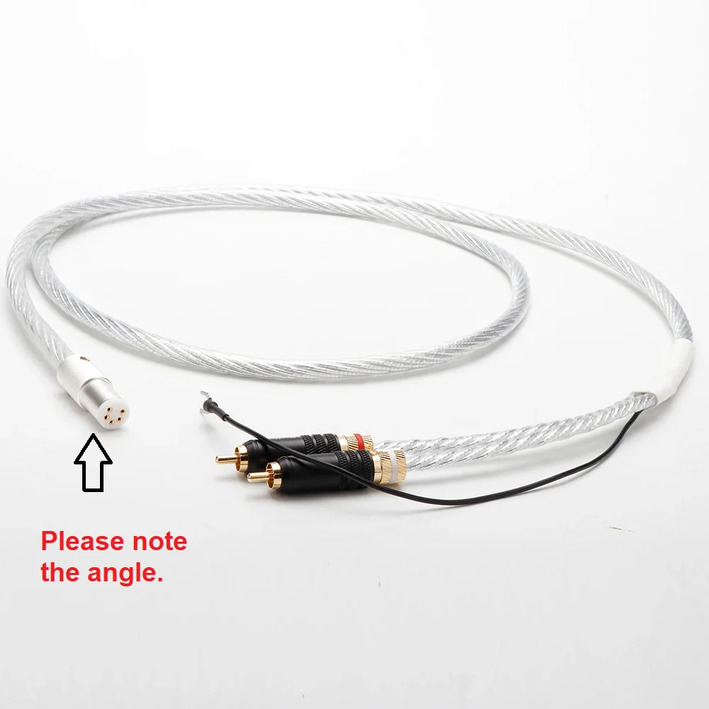 Nordost ODIN Tonearm Cable 5Pin DIN to RCA Phono Cable with Ground Line WBT RCA Phono Male Plugs