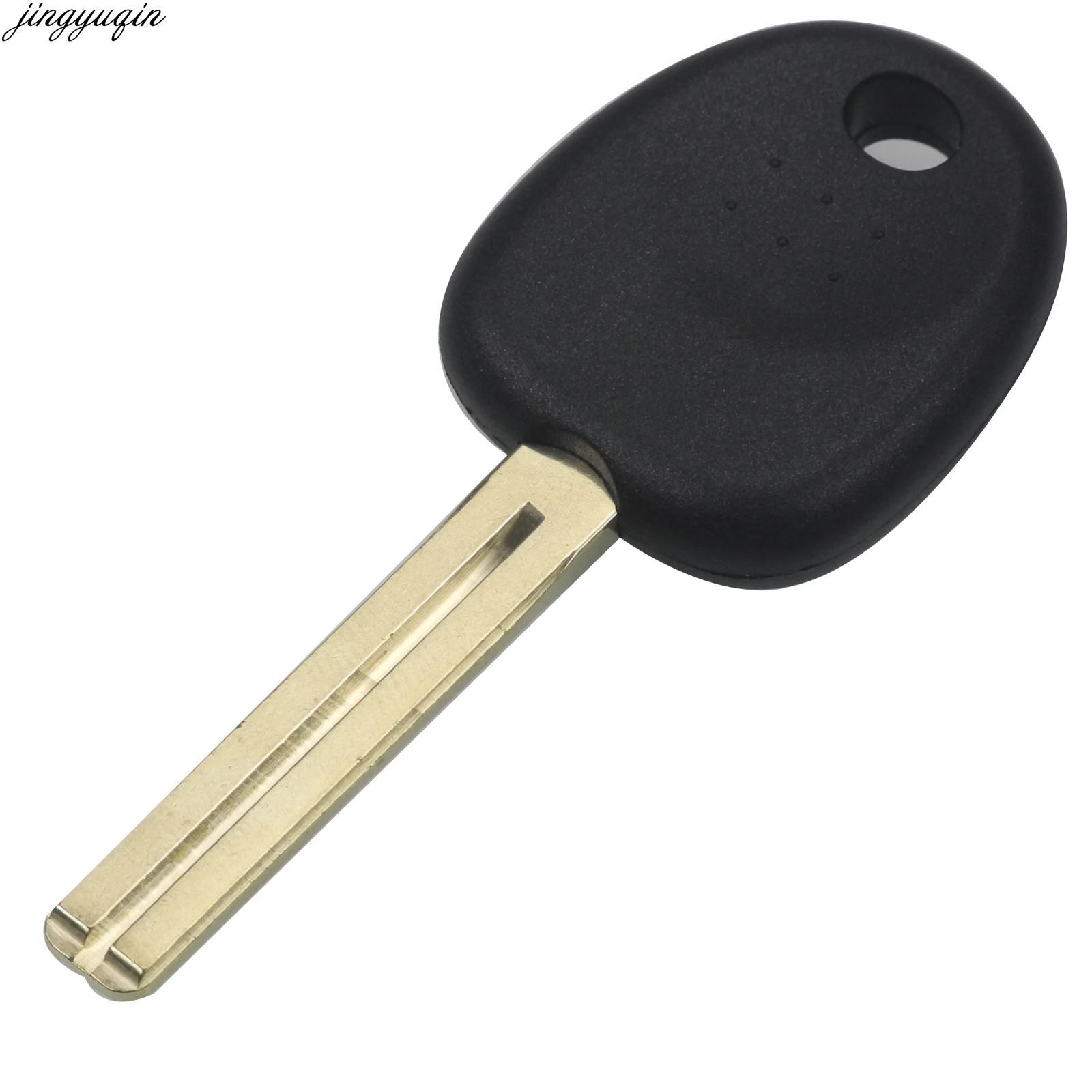 Jingyuqin Remote Car Key Case Shell For Kia Rio 3 Soul Sportage Hyundai Elantra I20 I30 IX25 IX35 0 Buttons Uncut Blade