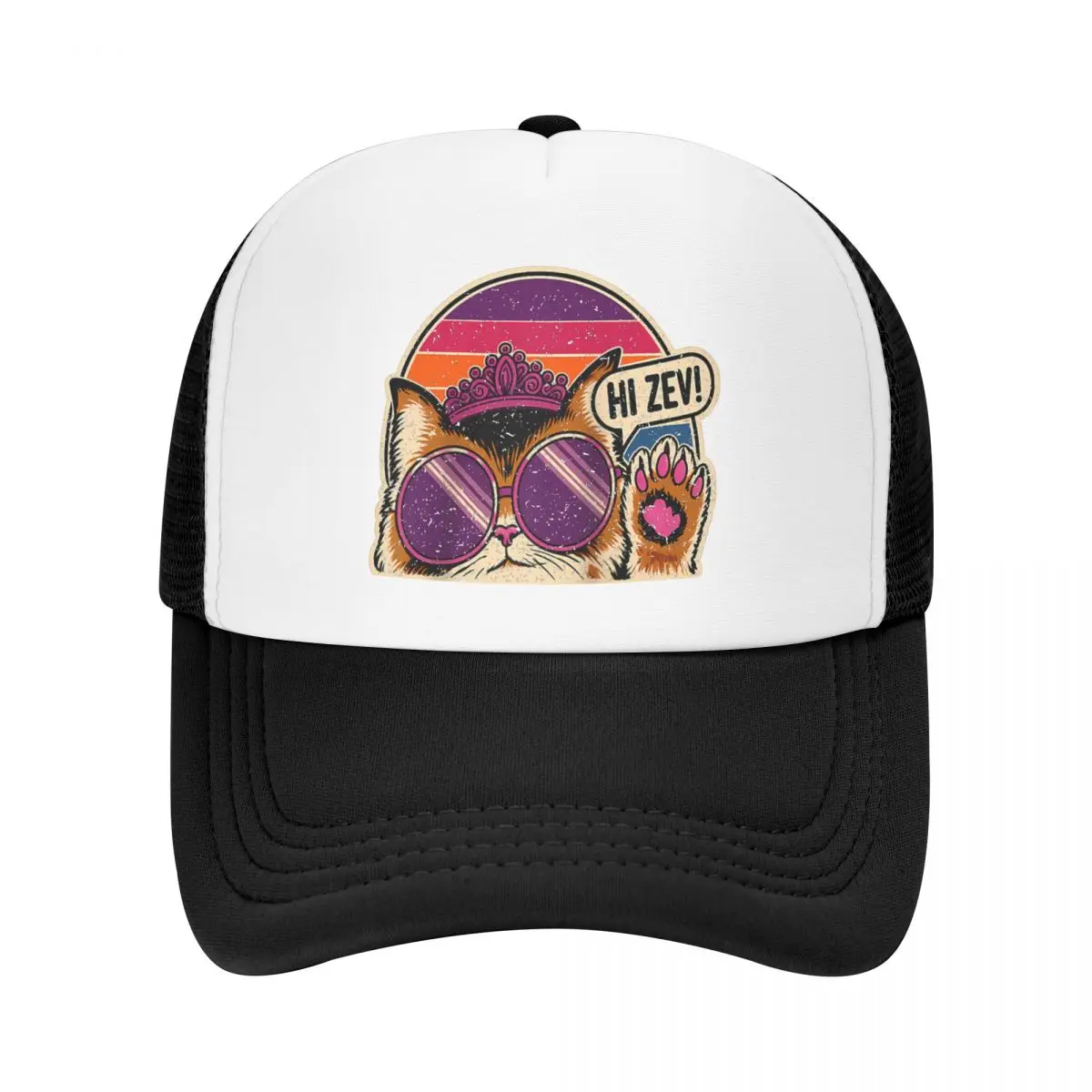 Princess Donut Hi Zev Dungeon Crawler Carl Vintage Baseball Caps Mesh Hats Summer Outdoor Men Women Caps
